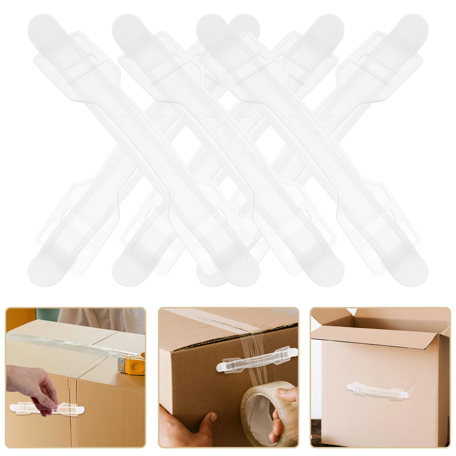 

30Pcs Plastic Carry Handles for Cake Boxes Replacement Strap Durable Heavy Duty for Moving Storage Packaging Carrying