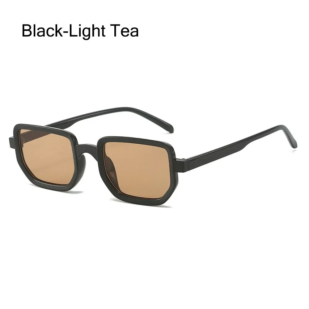 

Square Frame Leopard Sunglasses Gradient UV400 Protection Blue Lens Sun Glasses Beach Travel Streetwear Eyewear for Women & Men