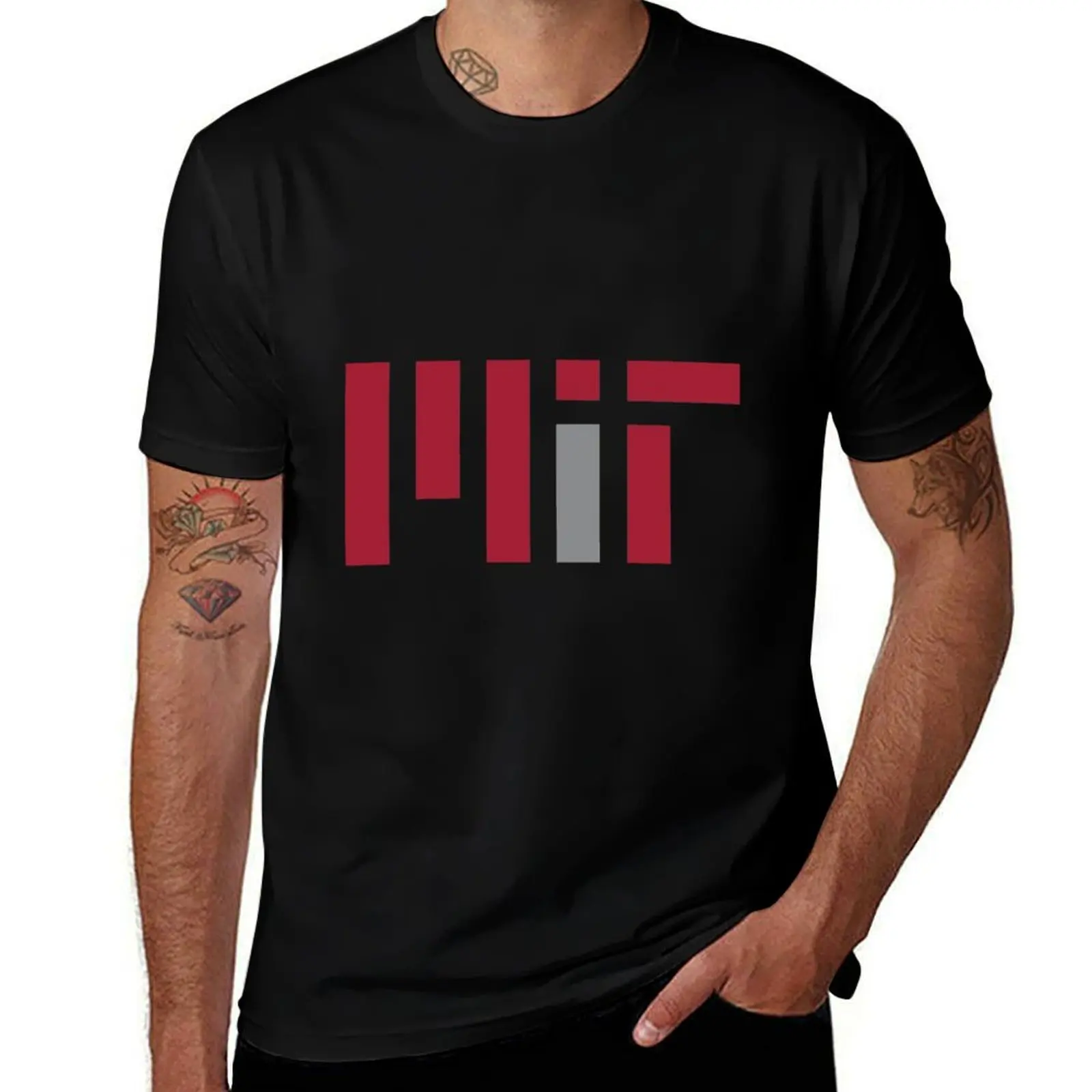 

MIT University T-Shirt Holiday Casual Short Sleeve Top