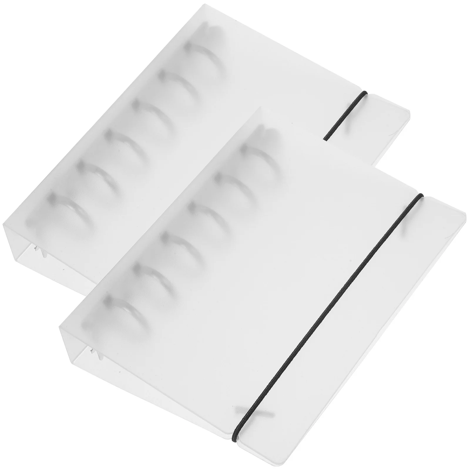 Classeur transparent A7, 2 pièces, couverture de planificateur mignonne, ceinture de reliure adhésive pour carnet de notes, Journal, papeterie Kawaii, fournitures scolaires et de bureau