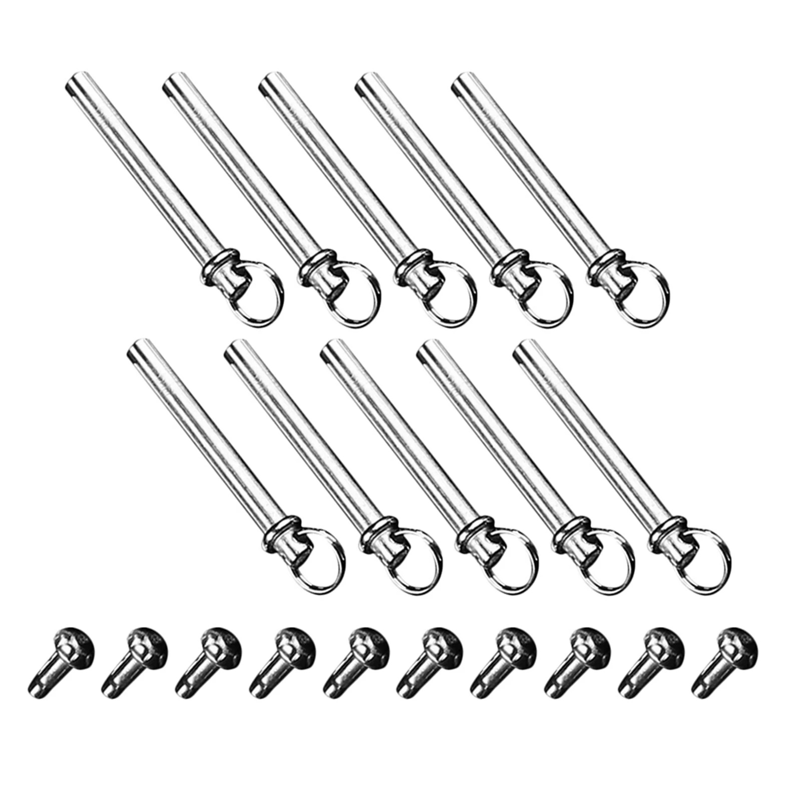 

10Sets Folding Fan Shaft Rivets Nuts Repairing Kit Solid Shaft Rivet Hand Fan Fasteners High Performance Reliable Simple Install