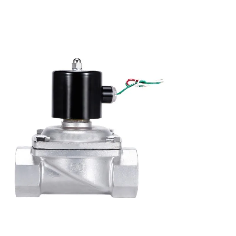 For Stainless Steel Solenoid Valve Water Valve Air Valve 2W-160-15B 4 Points Normally Closed