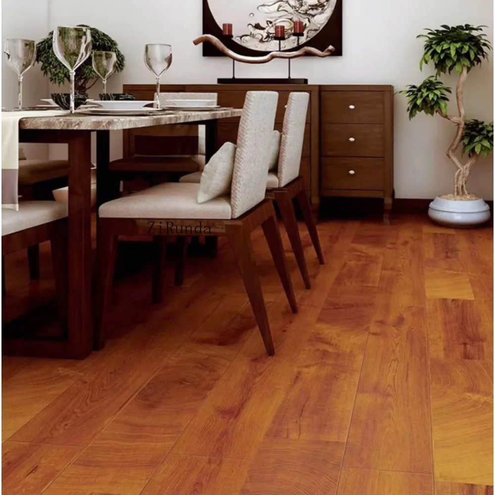 Maßgeschneiderte Version: 10 mm dicker, rutschfester Laminatboden, Wohnzimmerboden