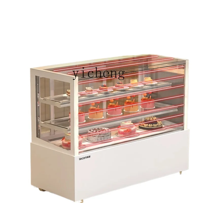 Gabinete para pasteles XL, sándwich comercial Infinity, escritorio refrigerado por aire, Mousse, postre, fruta, gabinete fresco