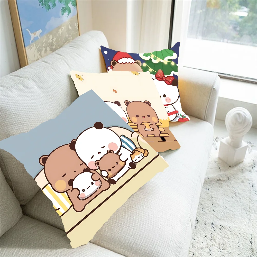 

Bubu Dudu Pillow Case Pillowcase Throw Pillow Cover Nordic Vintage Style Cushion Covers Home Living Room Sofa Couch Seat Decor