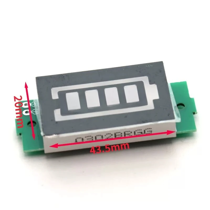 Display 1/2/3/4/6/7/8S Lithium Battery Module for 3S LED Battery Indicator Board  50pcs