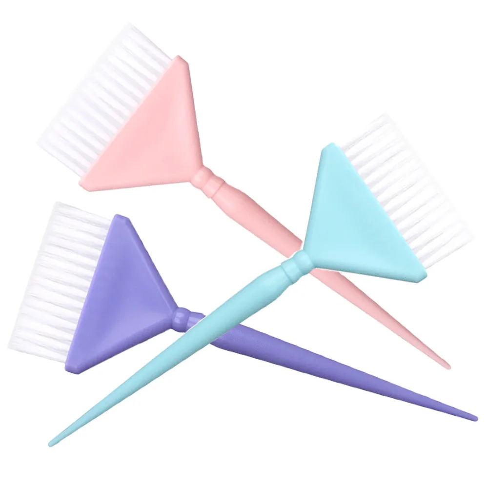 

Набор из 3 кистей для окрашивания волос: высококачественный аппликатор-гребень для корней, для мелирования, осветления и окрашивания темных волос. Незаменимый набор для профессионального использования.