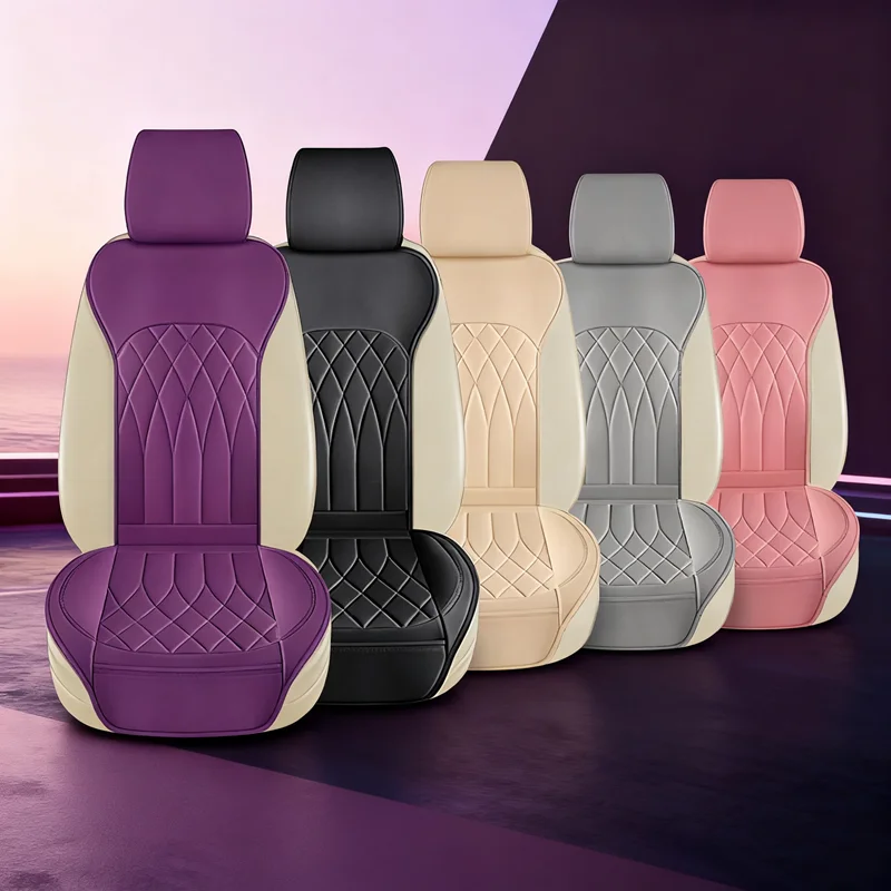 

2-Seats Pu Leather Car Seat Covers Universal Seat Cushion Four Seasons For Audi Q3 Q2L Q5 A6 Avant 4f C5 C6 C7 A3 8P A4 B6 B8 B7