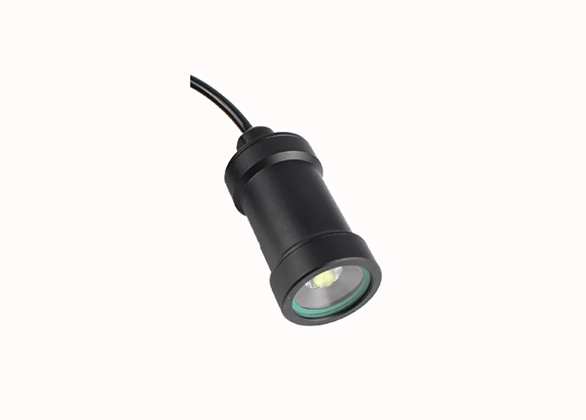 Anti-água profunda 200 metros 1500 lúmens luz de alto brilho iluminação LED lâmpada subaquática ROV compatível com controle de vôo