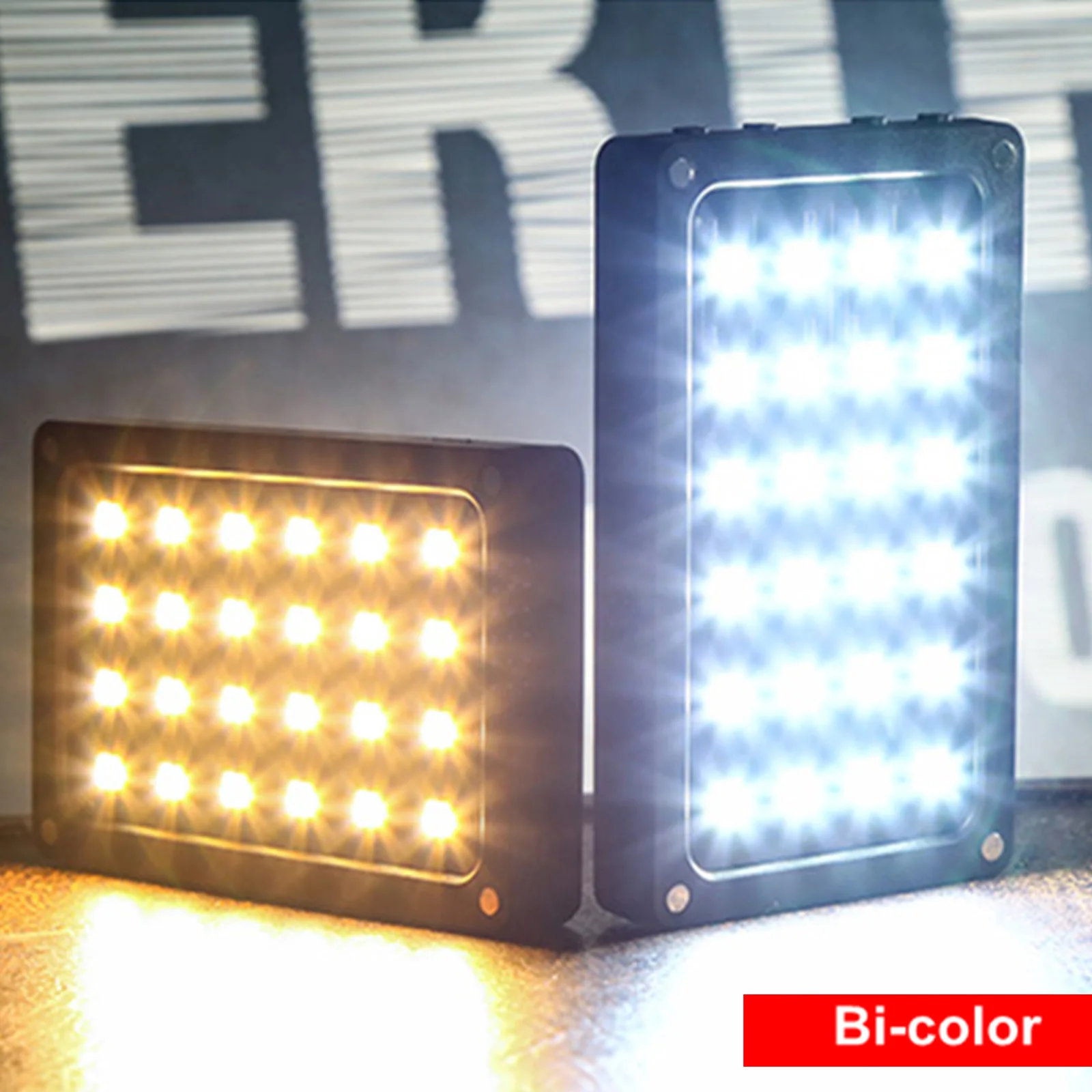Viltrox RB08 جيب مصباح Led صغير الفيديو على الكاميرا لوحة ضوء مع الحذاء البارد جبل ثنائي اللون لكاميرا الفيديو DSLR 2500K ~ 8500K
