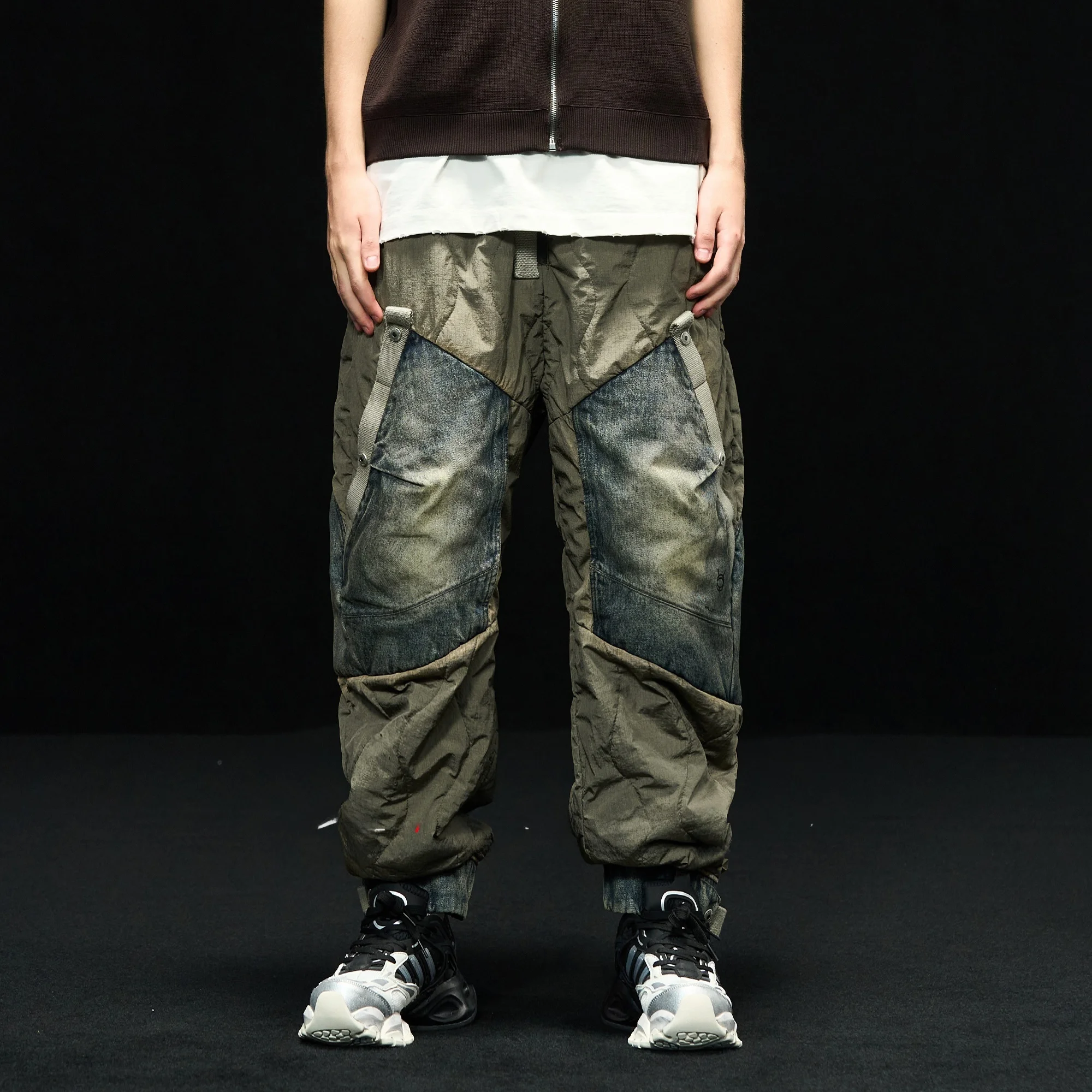 

Warm Cotton Workwear Pants Original American Desert Form Paratrooper Winter Thermal Trousers Loose Fit Casual Nylon Fabric