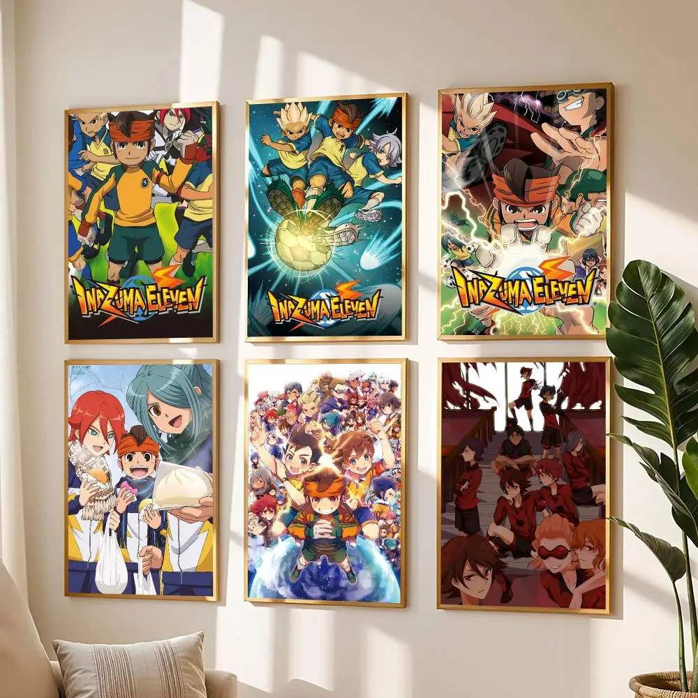 anime I-Inazuma Eleven-N Poster Modern Wall Decal for Living Room Cafe Office Bar and Bedroom