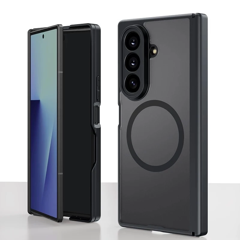 For Samsung Galaxy Z Fold 7 Case For MagSafe Magnetic Acryli