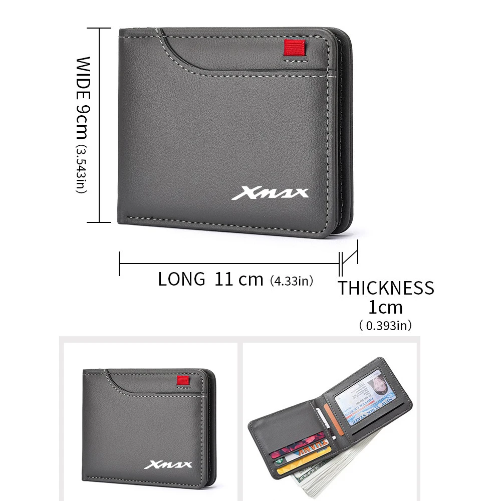 

Мужской кошелек с несколькими картами, сумка для смены водительских прав, удобный держатель для карт для езды на мотоцикле для XMAX 125 250 XMAX 300