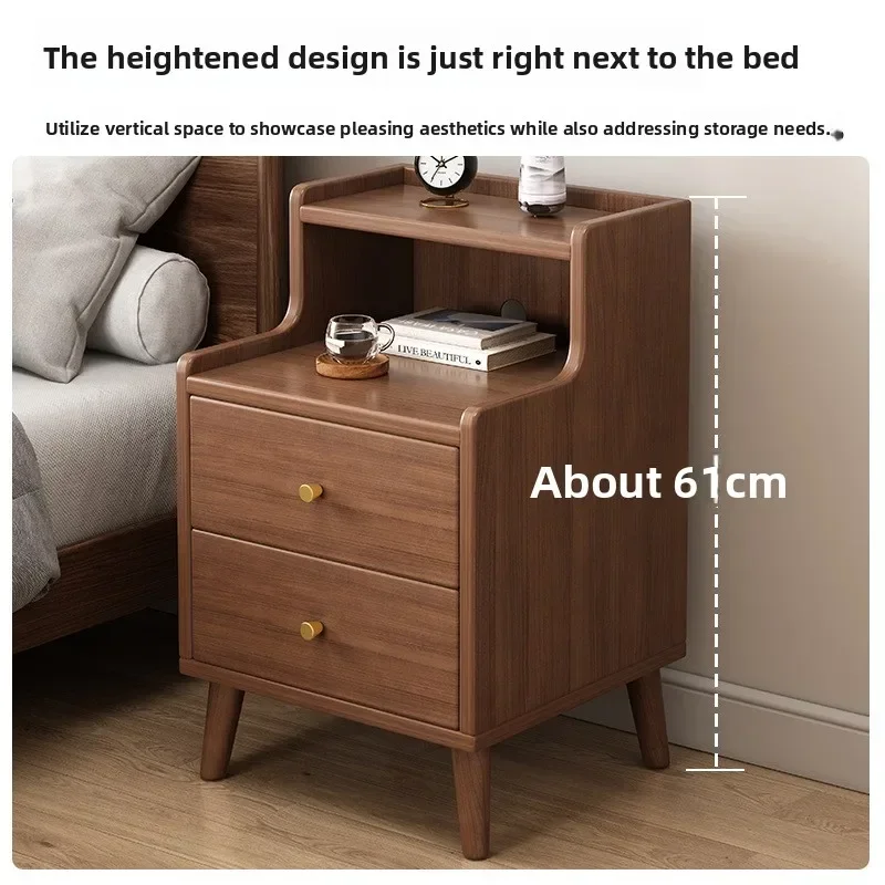 Multi-functional Household Goods Bedside Table Bedroom Bedside With Multi-function Bedside Small Low Side Cabinet