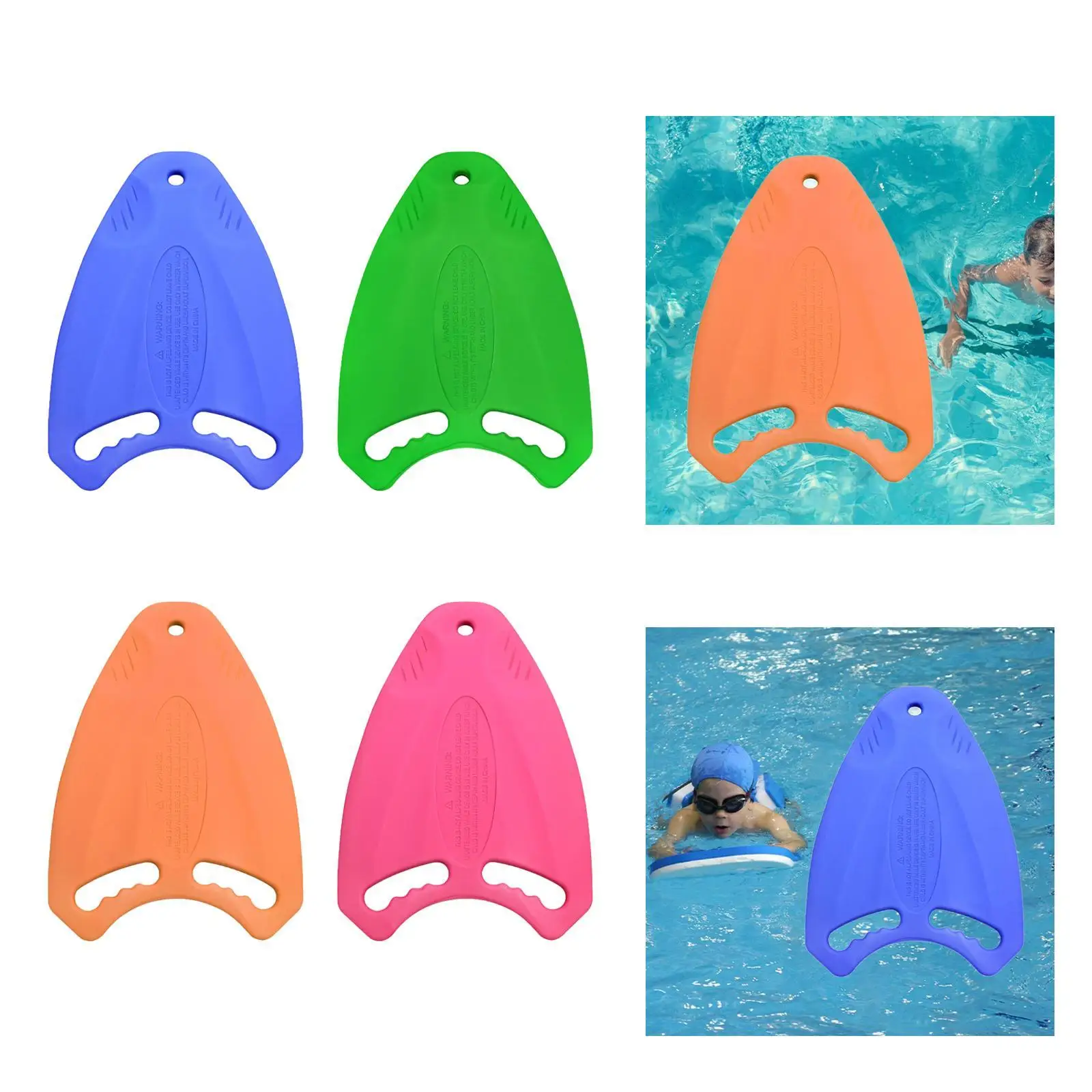 لوح تعويم لحمام السباحة على شكل EVA مقاوم للماء، جهاز تعويم مريح للتدريب على السباحة مع مقابض قبضة، لوح سباحة للرياضة