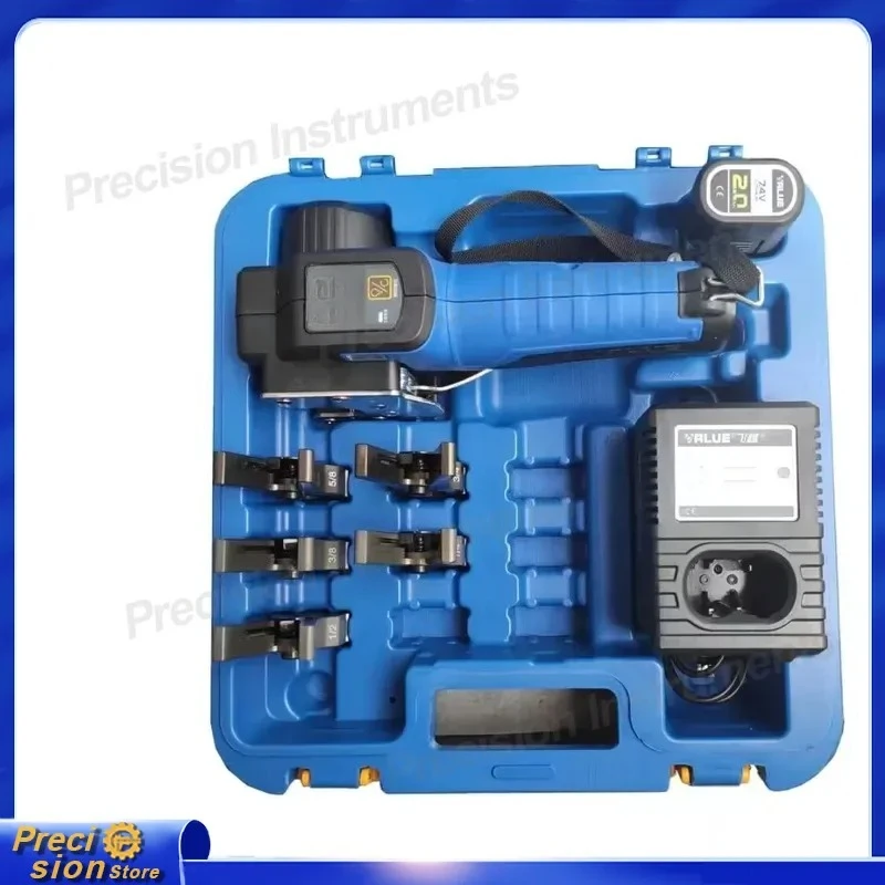 For Tube Expander Flaring Tool Copper Pipe Bender Li-ion Battery Cordless HVAC Plumbing Auto Repair Kit VEF-1