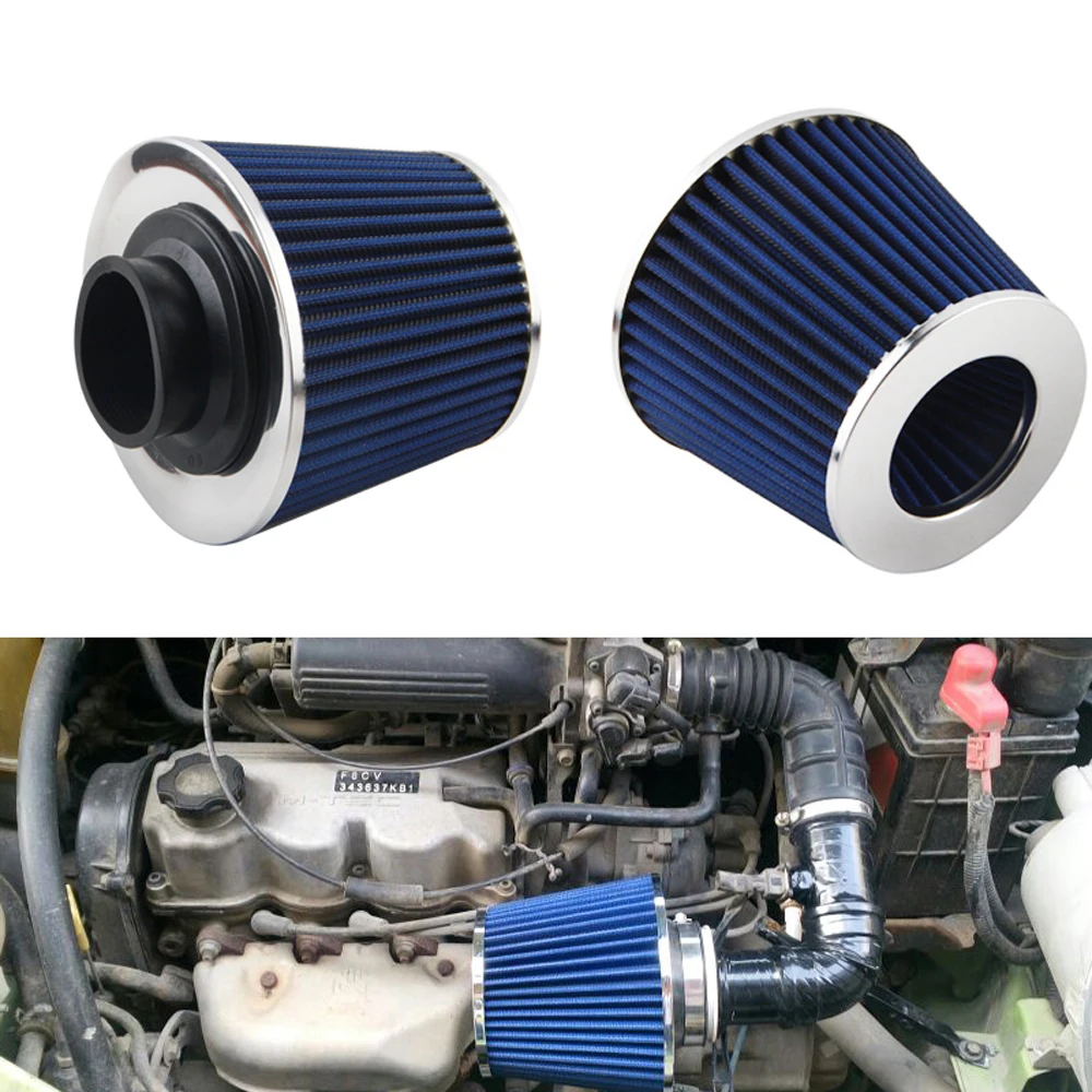 Universal Auto super power air Intake high flow air filter 60MM 65MM 70MM 75MM 80MM 90MM AF5004