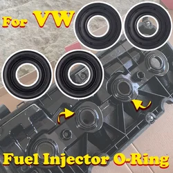 Fuel Diesel Injector Seal Ring For VW Amarok CC Caddy Crafter EOS Golf Mk6 Mk7 Passat Polo Scirocco Valve Gaskets Holder Cover