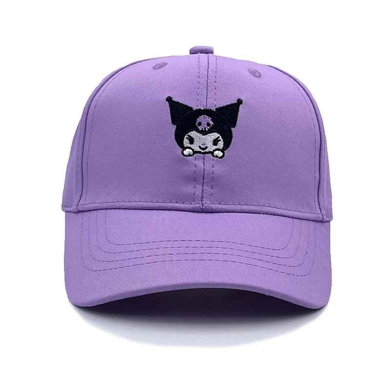 Gorra Sanrio Hello Kitty Kuromi para niños, Cinnamoroll gorra de béisbol de dibujos animados, algodón