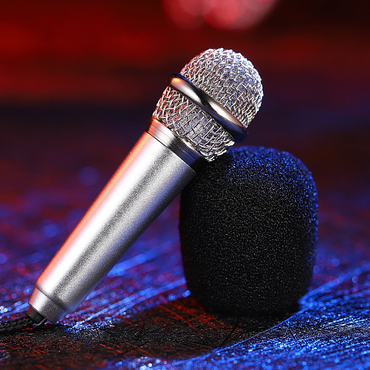 

Mini K Microphone Vocal for KTV Tablet Office Karaoke Phone Portable Singing Recording Mini Microphone For Phone Mic