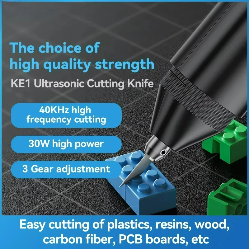 アウェム手作りDIY電動彫刻ツール超音波式手動ナイフ（布地切断用）