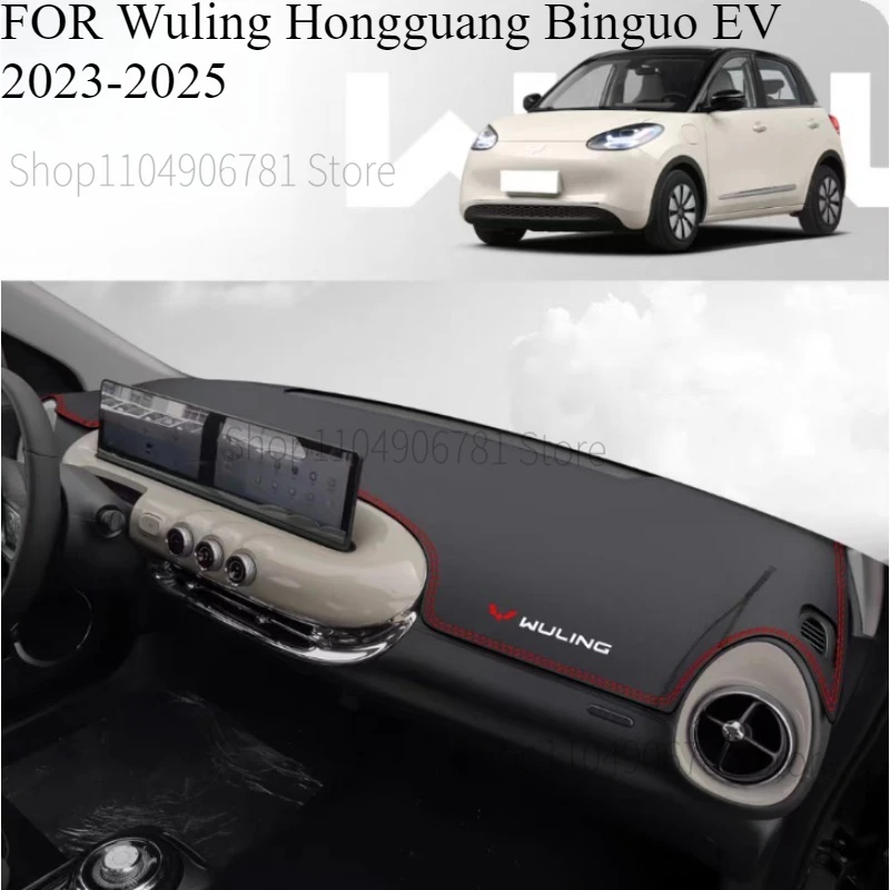 

FOR Wuling Hongguang‌ Binguo EV‌ 2023-2025 Car Dash Mat Dashmat Dashboard Mat Cover Sun Shade Dash Board Cover CarpetAccessories