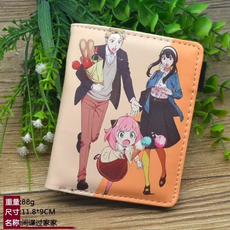Spy X Family Short Wallet No Material Anime Cartoon Children Teen Boys Girls Middle School Students Coin Purse Card Holder Anime