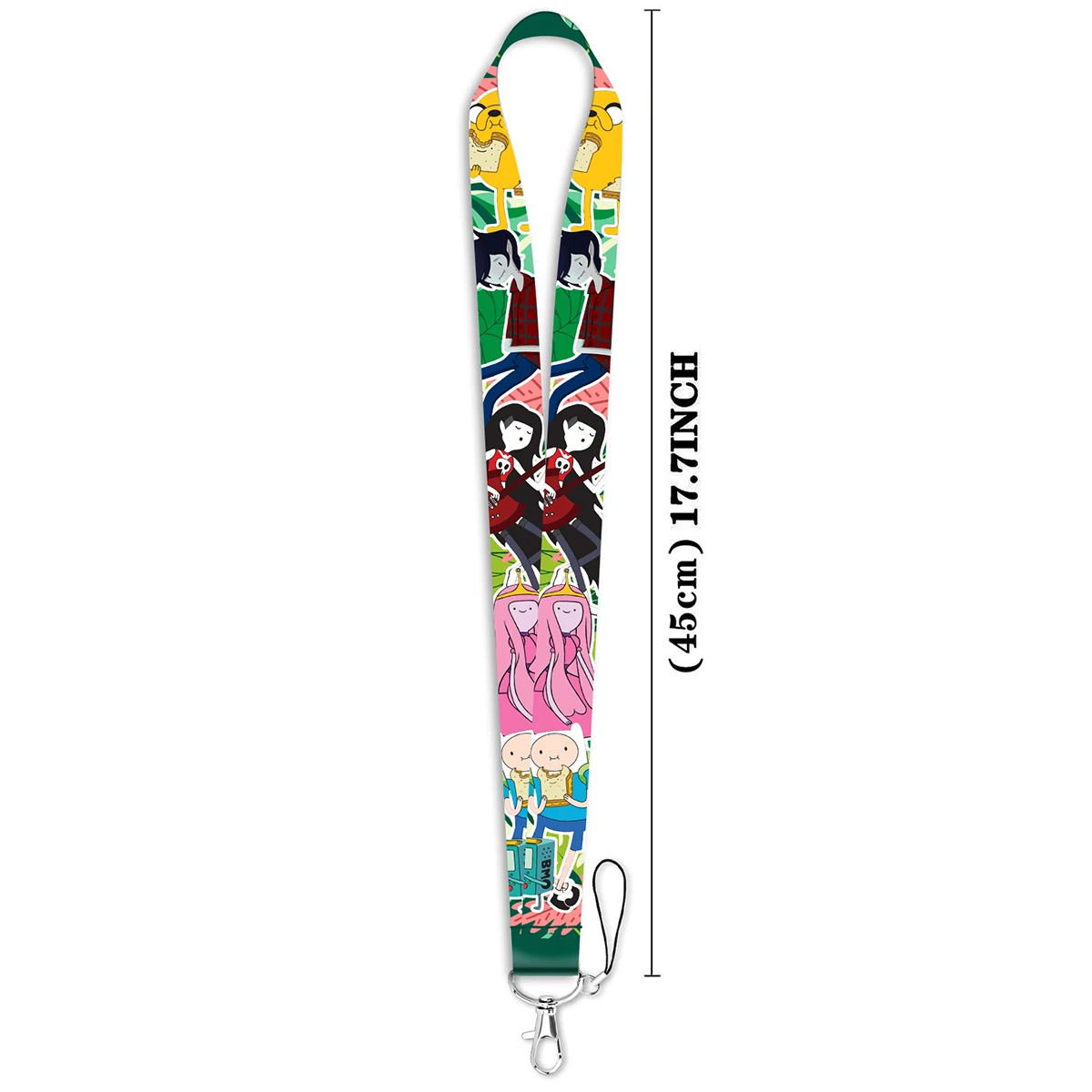 Fantasy Adventure Print Webbing Lanyard Keychain Cute Ribbon Hang Rope Keyring Mobile Phone Charm Neck Straps Key Ring