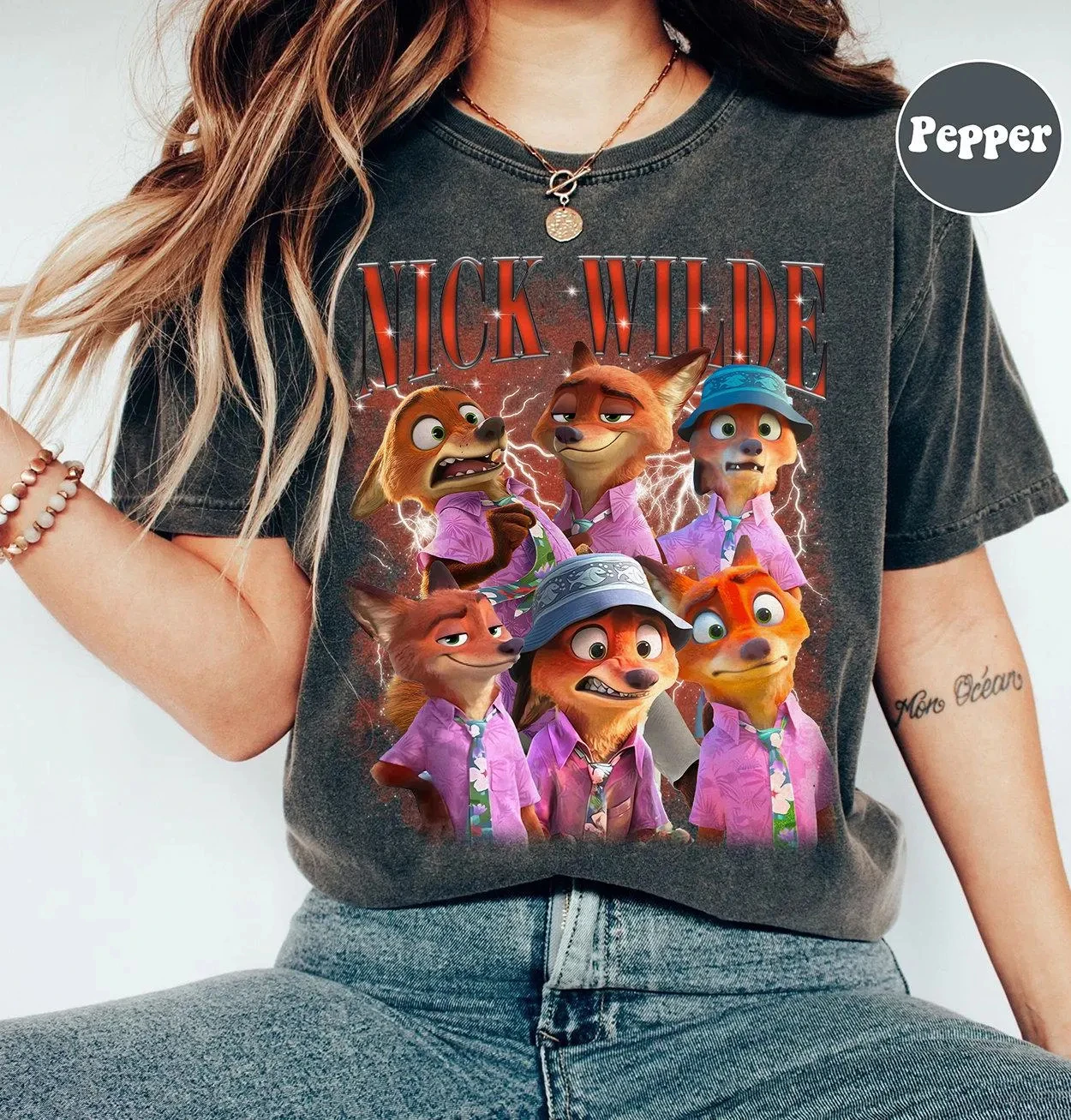 Chemise Disney Zootopia Nick Wilde, T-shirt Judy Hopps et Nick Wilde, Zootopia 2 (2025), Tour familial du parc à thème Disney 2025