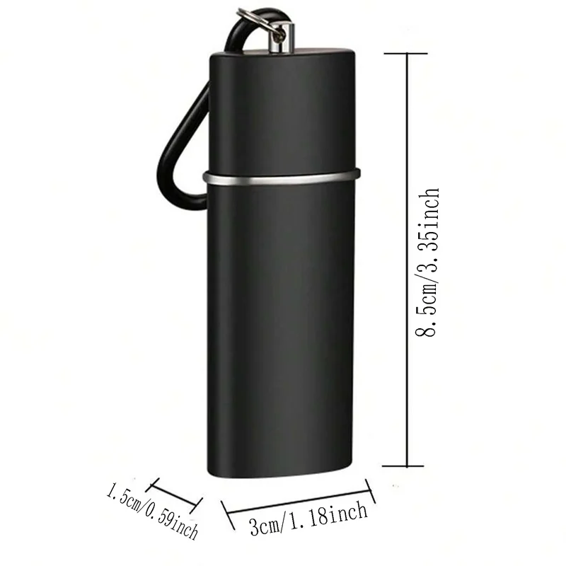Portable Ashtray With Keychain Drawer Ash Holder Stainless Steel Cigarette Tray For Outdoor Car Travel Mini Ashtray Container