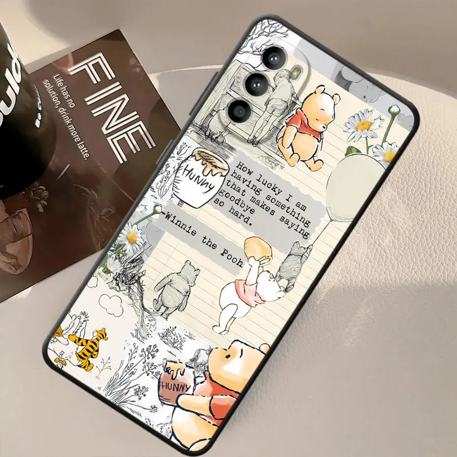 Чехол для Moto S30 Pro X30 Pro Edge 20 30, мягкий чехол для телефона Disney Winnie The Pooh