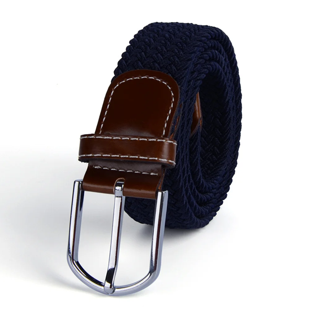 

Elastic Braided Stretch Belt Universal Fit Adjustable No Hole Woven Fabric Belt For Men Women Casual Jeans Pants Slacks Shorts