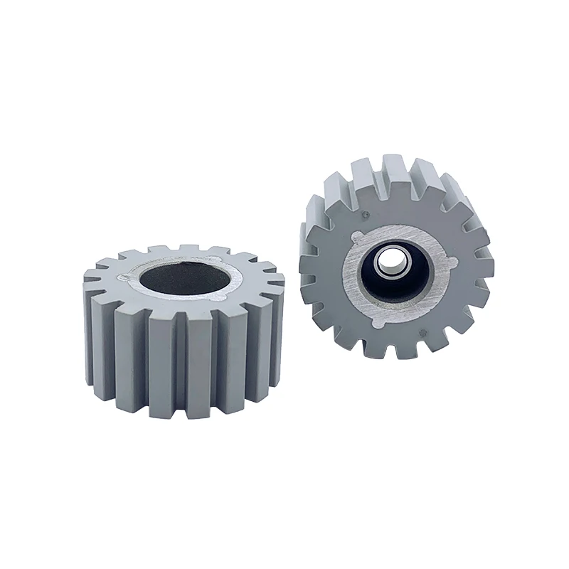 الأسطوانة المطاطية لآلة النطاقات الحافة ، اكسسوارات آلات النجارة ، عجلة الصحافة الناقل ، PSW060-54 x 8x28 مللي متر ، 10 قطعة #4