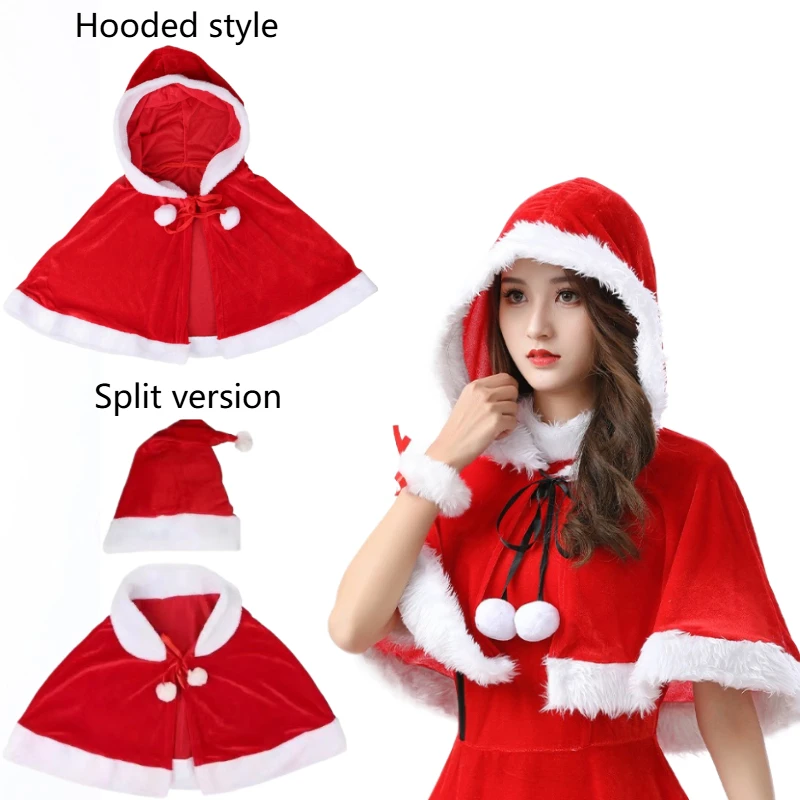 

Christmas Costume Shoulder Wrap Party Wear New Women's Cosplay Outfit Modern Dance Shawl Christmas Accessories Use Clothing