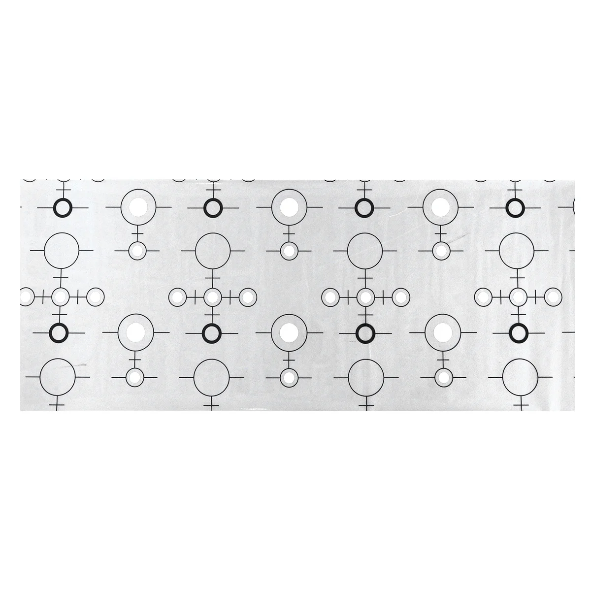

Pvc Privacy Window Film 45X100Cm Black White Circle Pattern Self Adhesive Decorative Strip Sticker For Glass Home Decoration