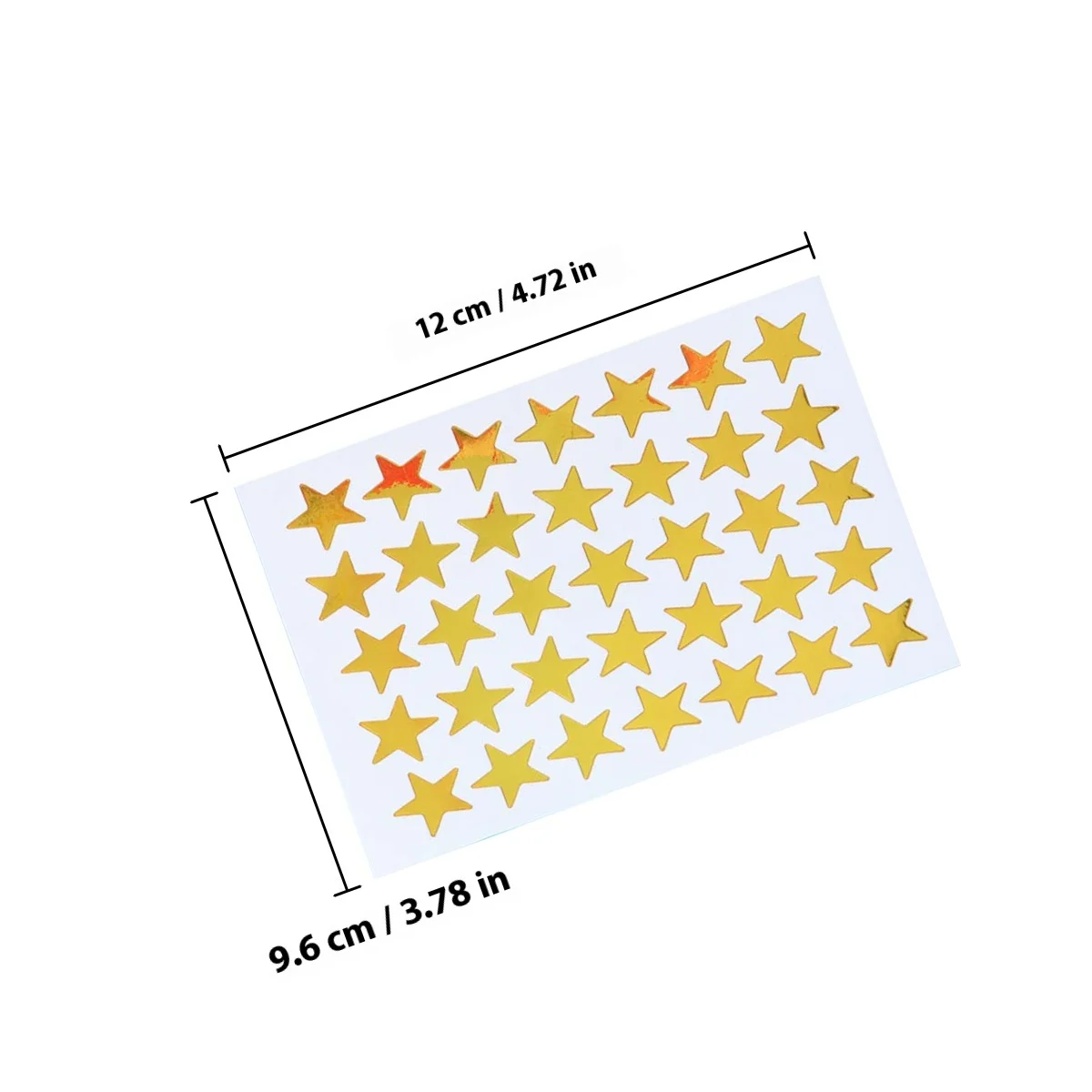 100 قطعة ملصقات النجوم الذهبي ملصقات ذاتية اللصق للمعلمين الفصول الدراسية مكافأة الرسم البياني ديكور مقاومة للخدش قشر وعصا