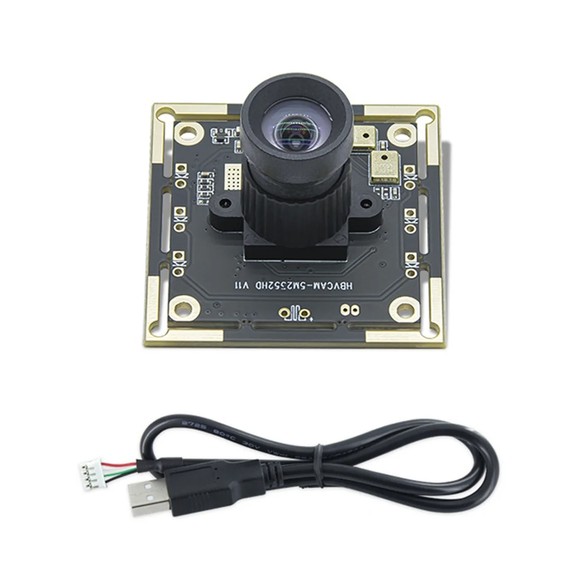 Hot 5 MP 2K cameramodule ingebouwde microfoon 68 °   USB-vrije driver, verstelbare cameralensconstructie met handmatige focus voor pc