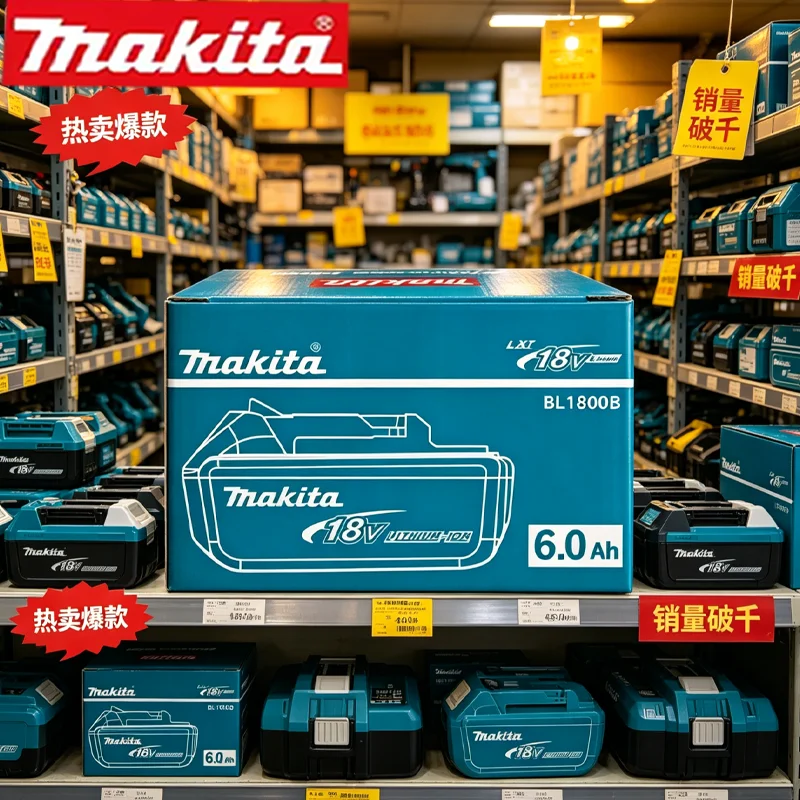 

Replacement Lithium Battery 18V Original Makita Battery 6Ah for Makita ​BDF453RHE, BDF453SHE, BDF453Z,BDF454F