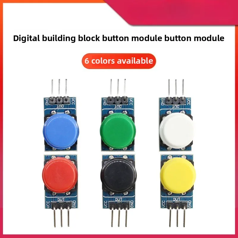 

Touch Button Switch Module MCU Digital Touch Switch with Button Cap Electronic Building Block Micro Switch