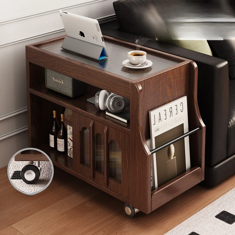 

Sofa side cabinets removable Internet celebrity medieval trolley coffee table living room locker home bedroom