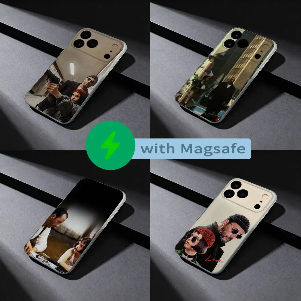 

L-Leon The Professional Phone Case For iPhone 17,16,15,14,13,12,X,XS,Pro,Max,Plus,E,Air,Mini with Magsafe Magnetic Frosted