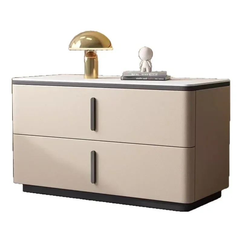 

Solid wood bedside table, simple large size modern bedside table