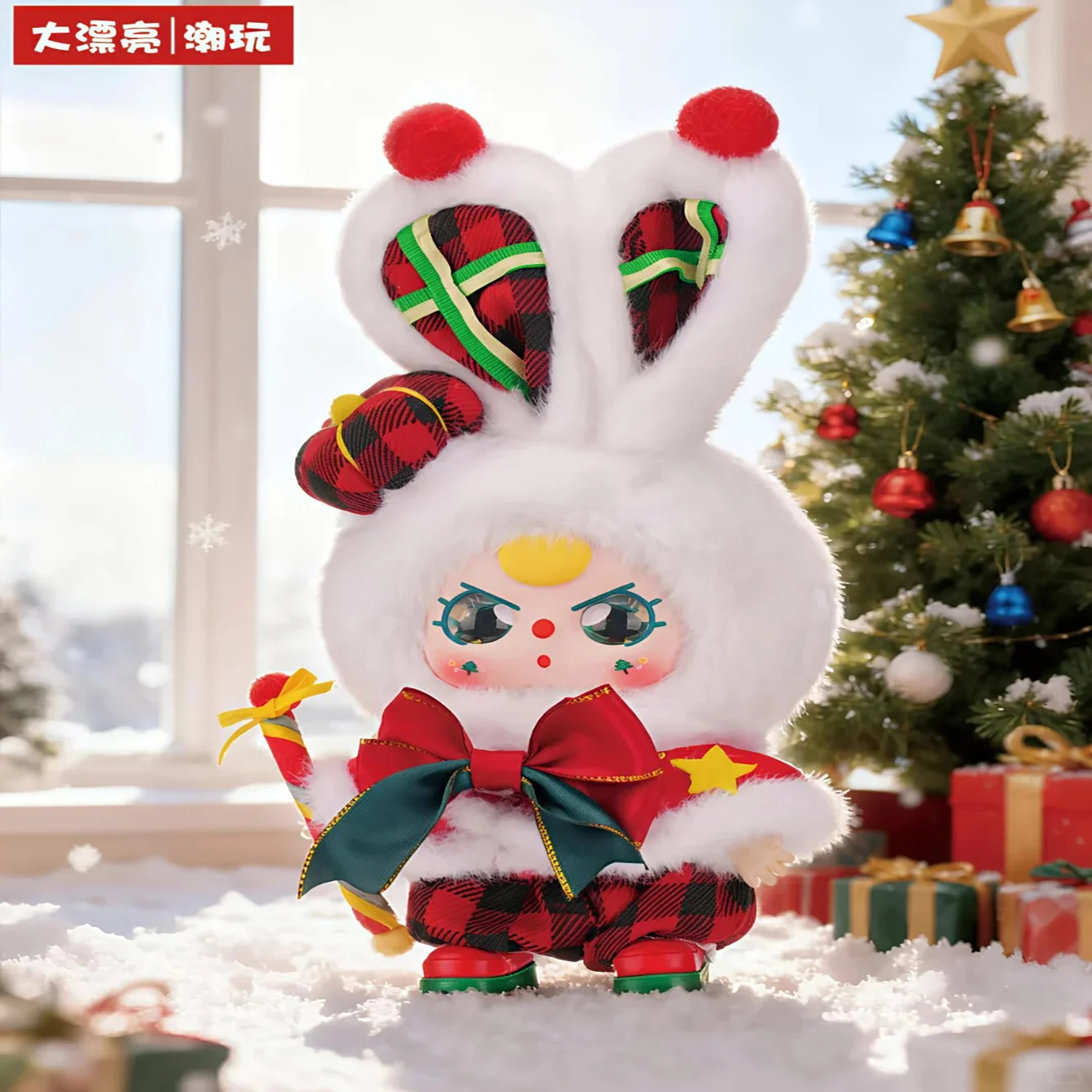 أوريجيت بيبي ثلاثة عيد ميلاد سعيد سلسلة محدودة صندوق أعمى الفينيل أفخم دمية هدية حصرية لعام 2025 لعبة تحصيل عصرية #5