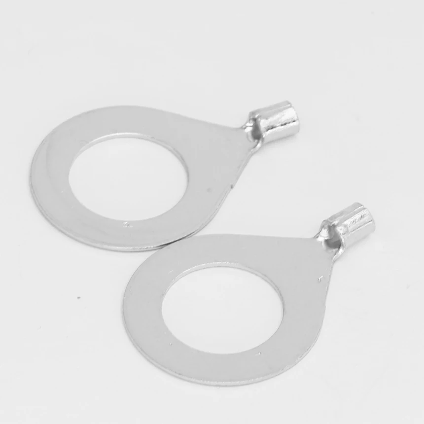 OT OT2.5-3/4/5/6/8/10/12/14/16 2.5mm2 Wire Cable Copper Round Ring Tongue Screw Connector Lug Spade Non Insulated Crimp Terminal