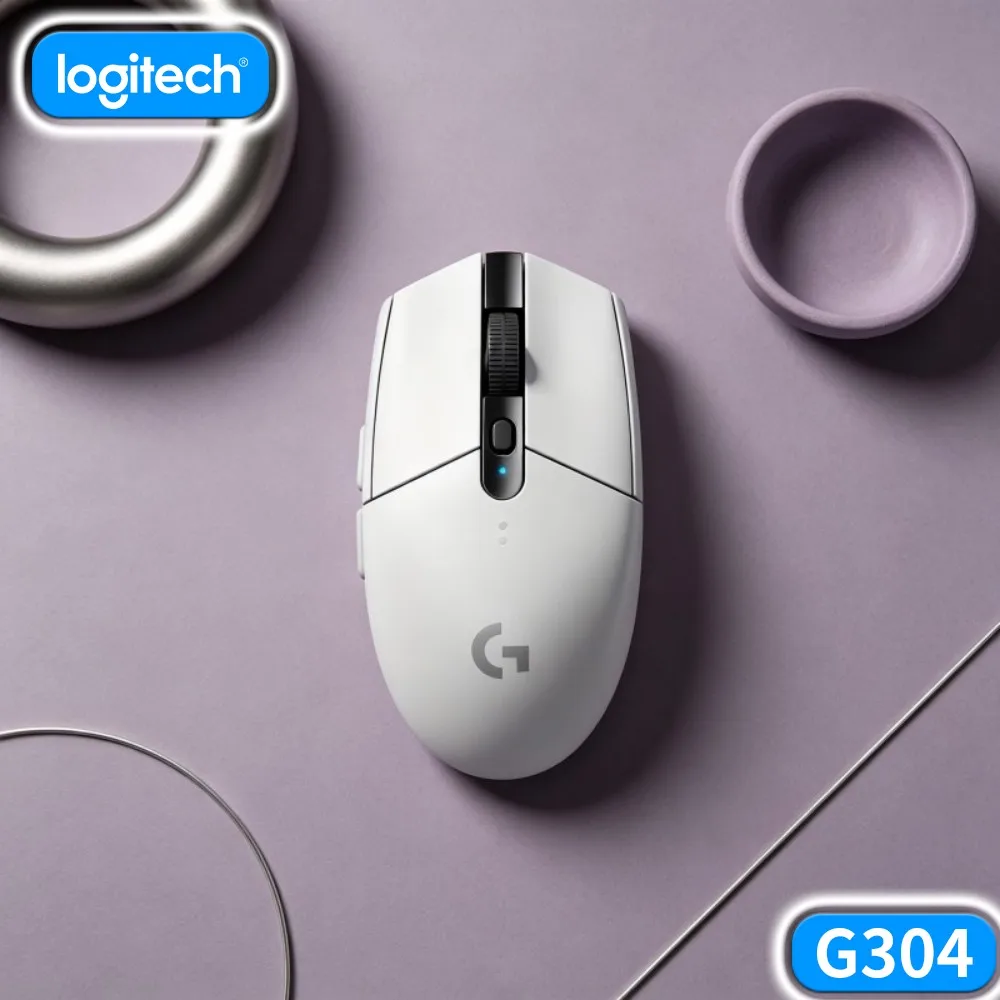 Logitech G304 LIGHTSPEED Wireless Gaming Mouse HERO Optical Engine Provide Stable Cursor Control For Multiple Daily Jobs