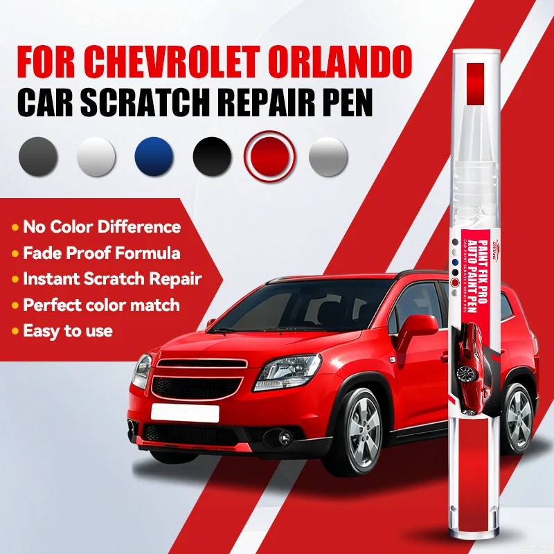 Bolígrafo de Reparación de Pintura para Automóviles Chevrolet Orlando, Eliminador de Arañazos, Accesorios para Auto, Negro PX8, Verde, Plateado, Negro, Blanco 2026