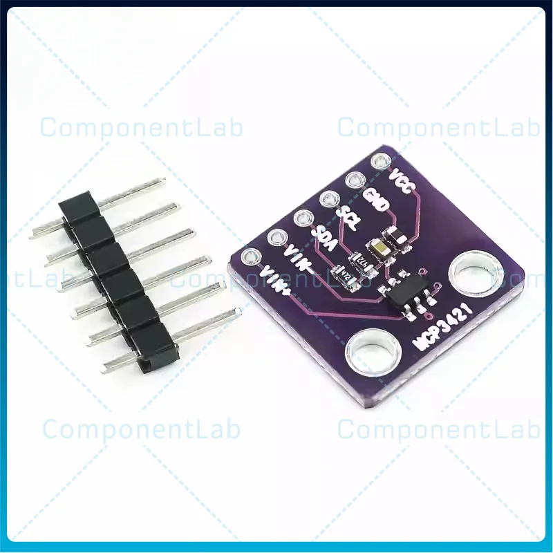

5-15 шт. цифровых сенсорных модулей MCP3421 - высокоточный аналого-цифровой преобразователь