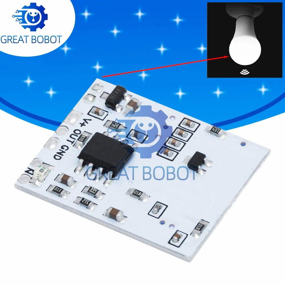 P02 Radar Induction Module - Low - Power 3.9G LED Intelligent Sensing Switch, Perfect for Bubble Lights