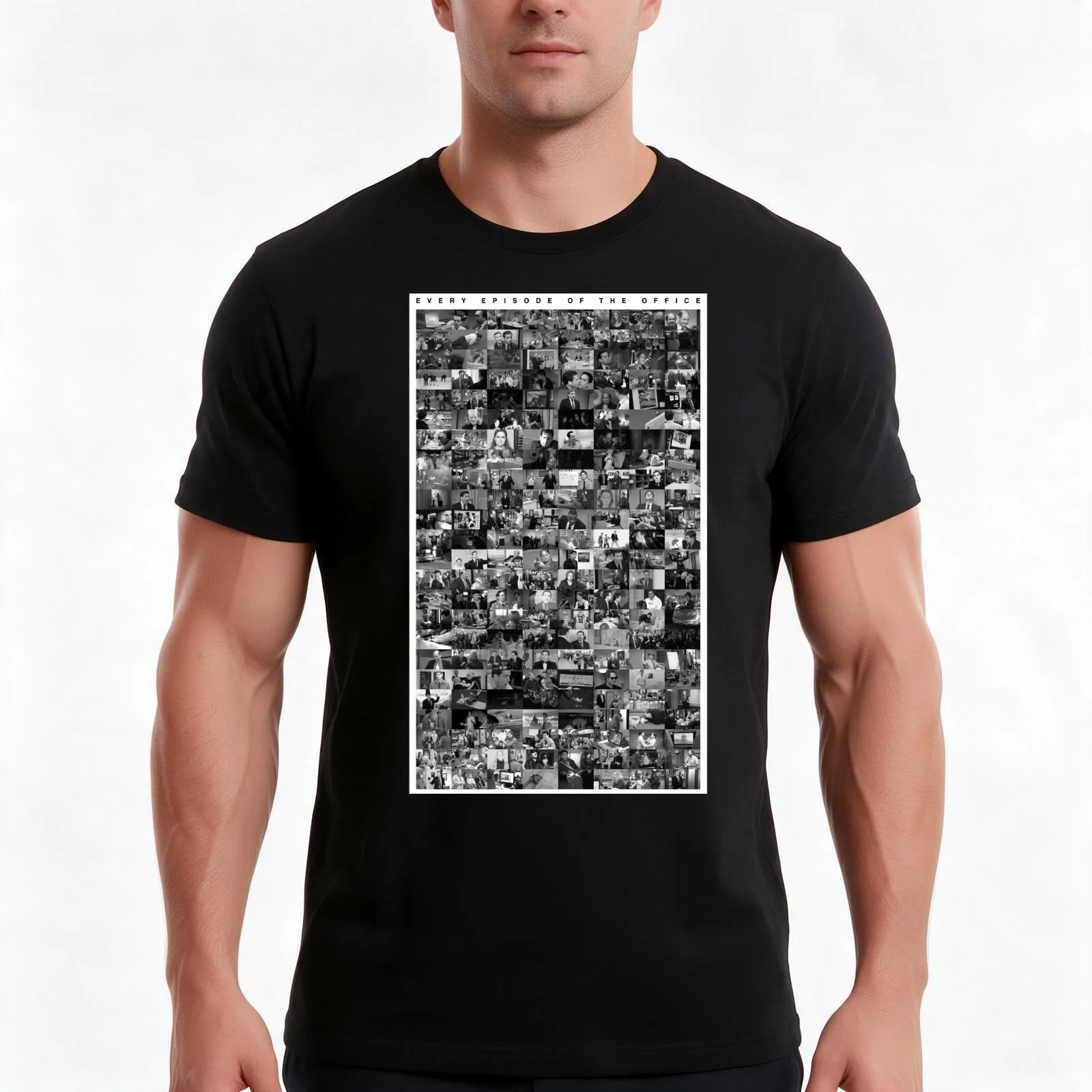Every Episode of The Office T-Shirt Summer Casual Cotton Tee Oversized Streetwear Tops Vintage Graphic Print 100% Cotton
